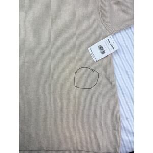 Free People Oatmeal Beige Heather Ottoman Slouchy Turtleneck Women Small